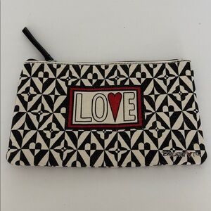 NWOT Brighton Love Pouch Zip Bag 9” x 5.5”